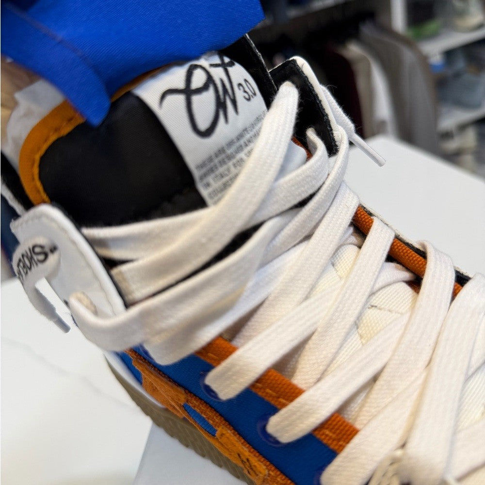 Off-White 3.0 Off-Court Sneakers in Blue and White NEW