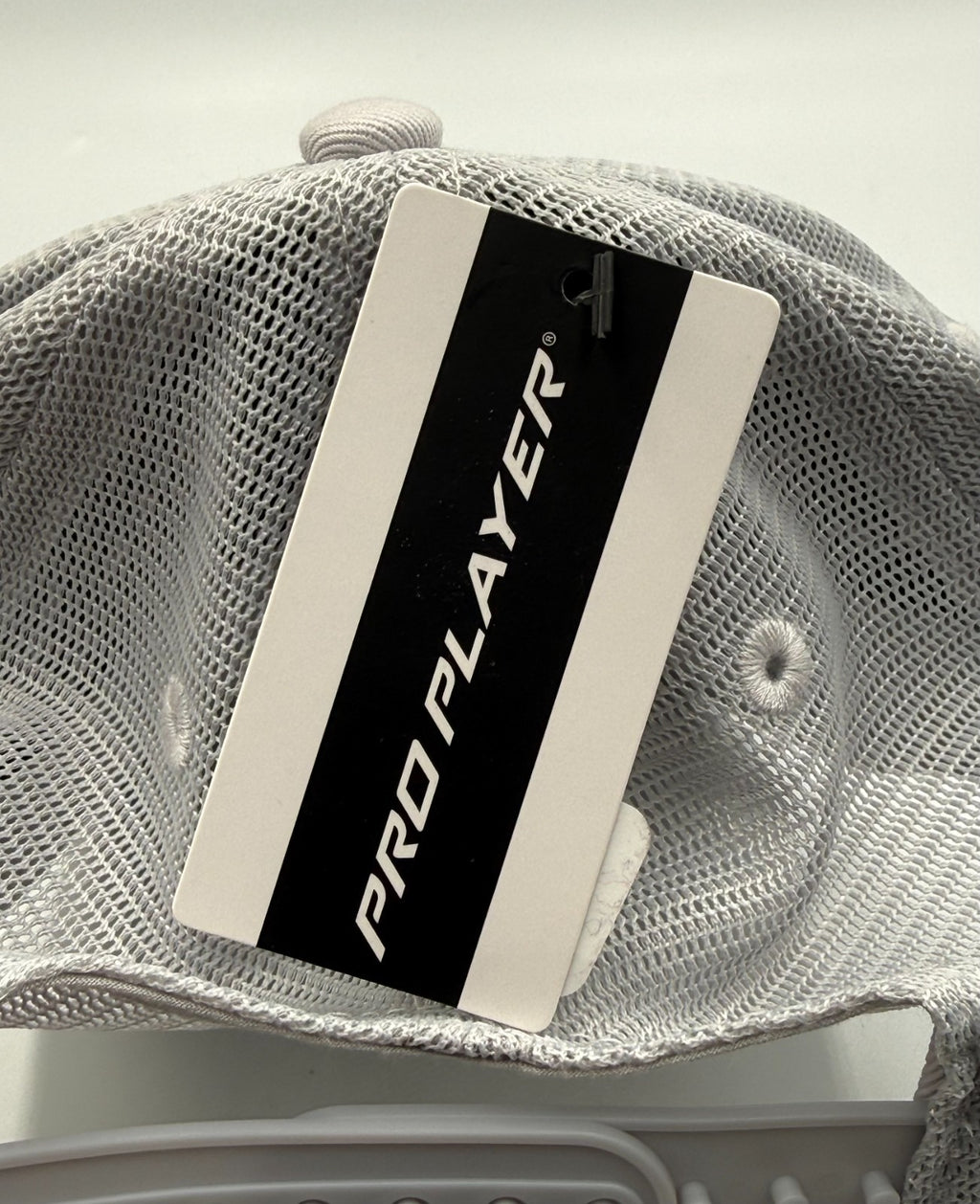 Pro Player Blank Trucker Hat Unisex Gray Mesh Adjustable Snapback Baseball Cap
