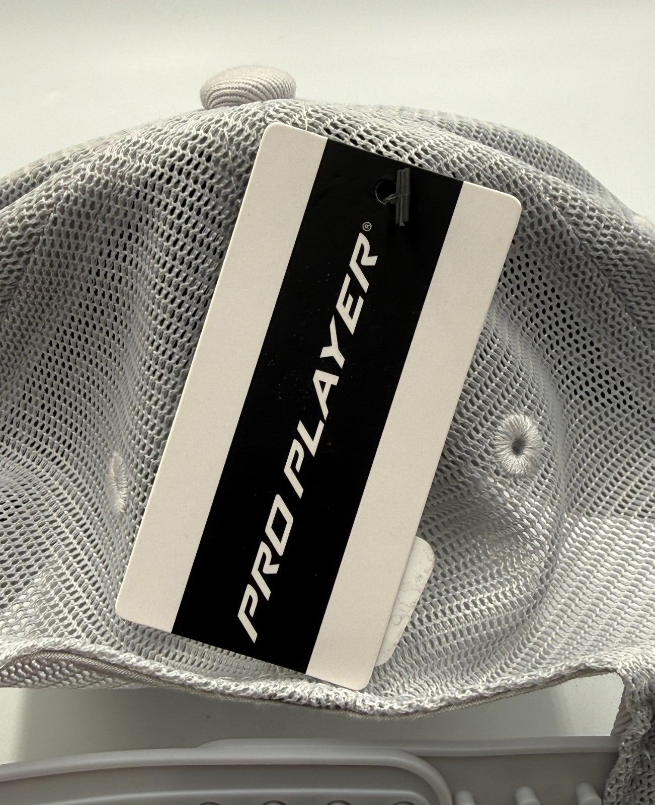 Pro Player Blank Trucker Hat Unisex Gray Mesh Adjustable Snapback Baseball Cap