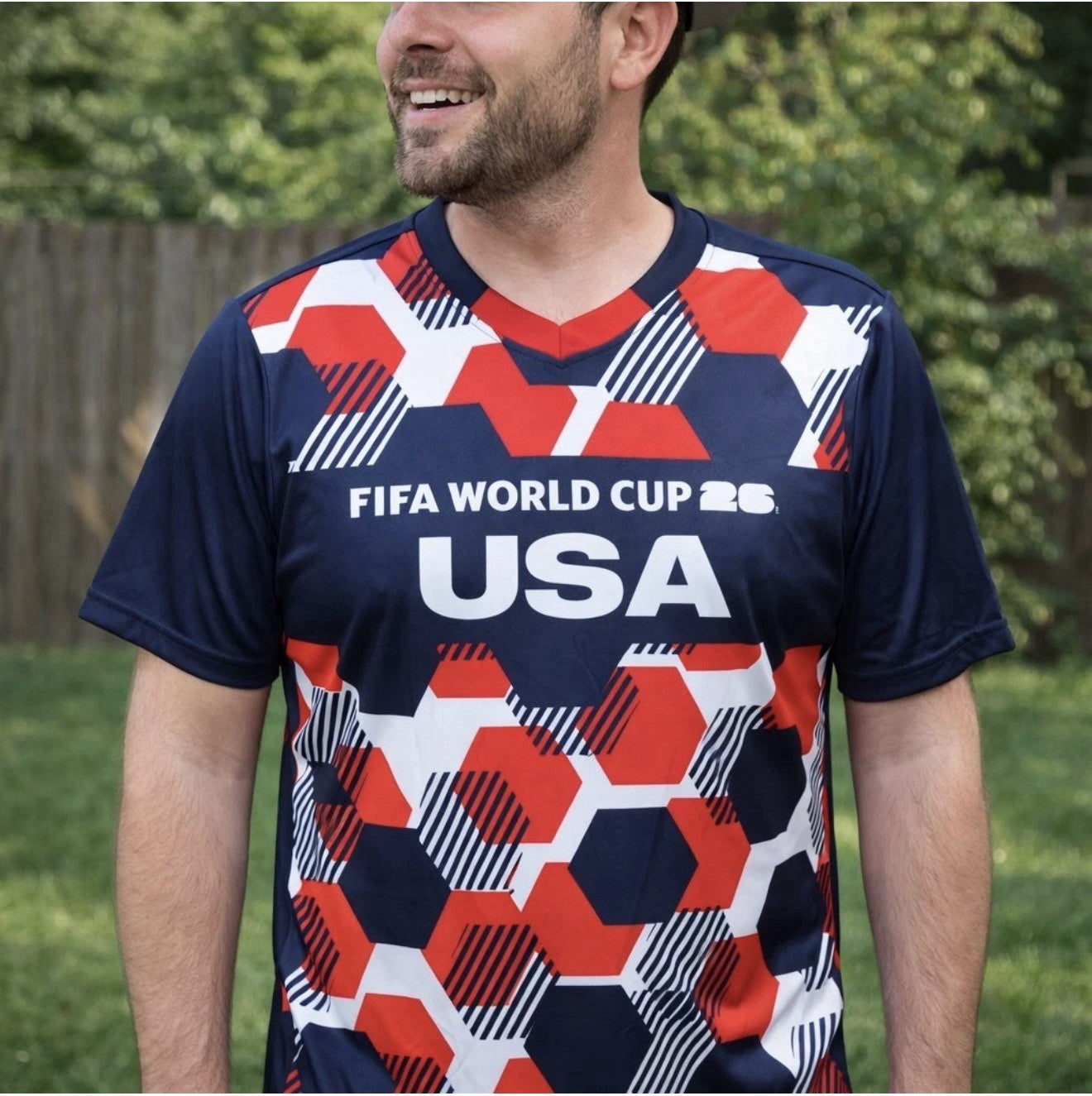2026 FIFA World Cup USA Soccer Jersey XL Home Fan Version Hexagon Shirt Official