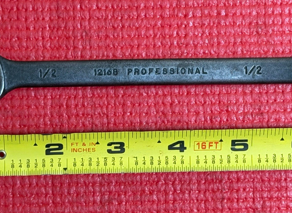 Proto professional 1216B combination wrench 1/2"  12pt Black Oxide Made in USA