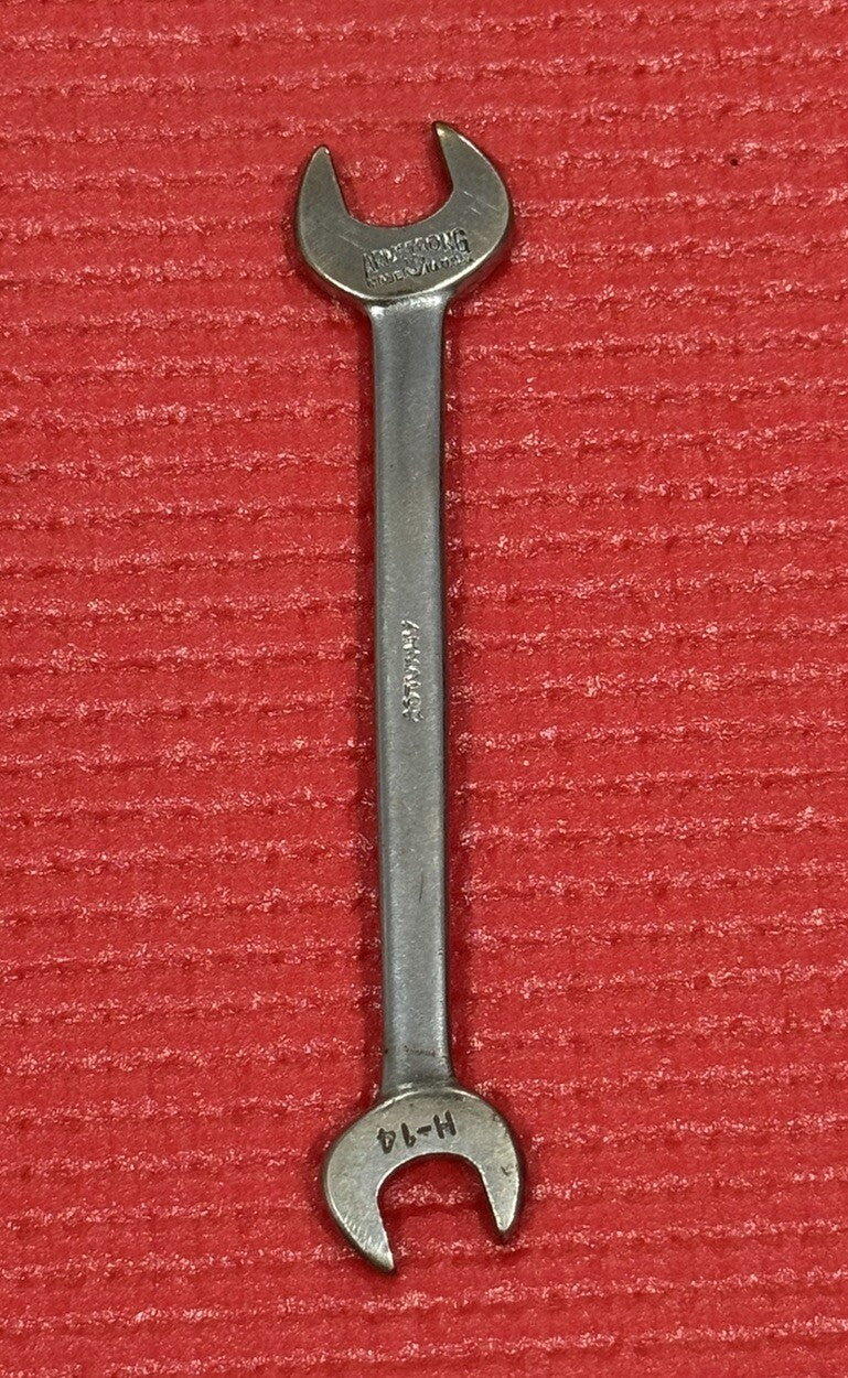 Armstrong Tools Armalloy H-14 11/32" x 5/16" SAE Mini Open End Wrench Made USA