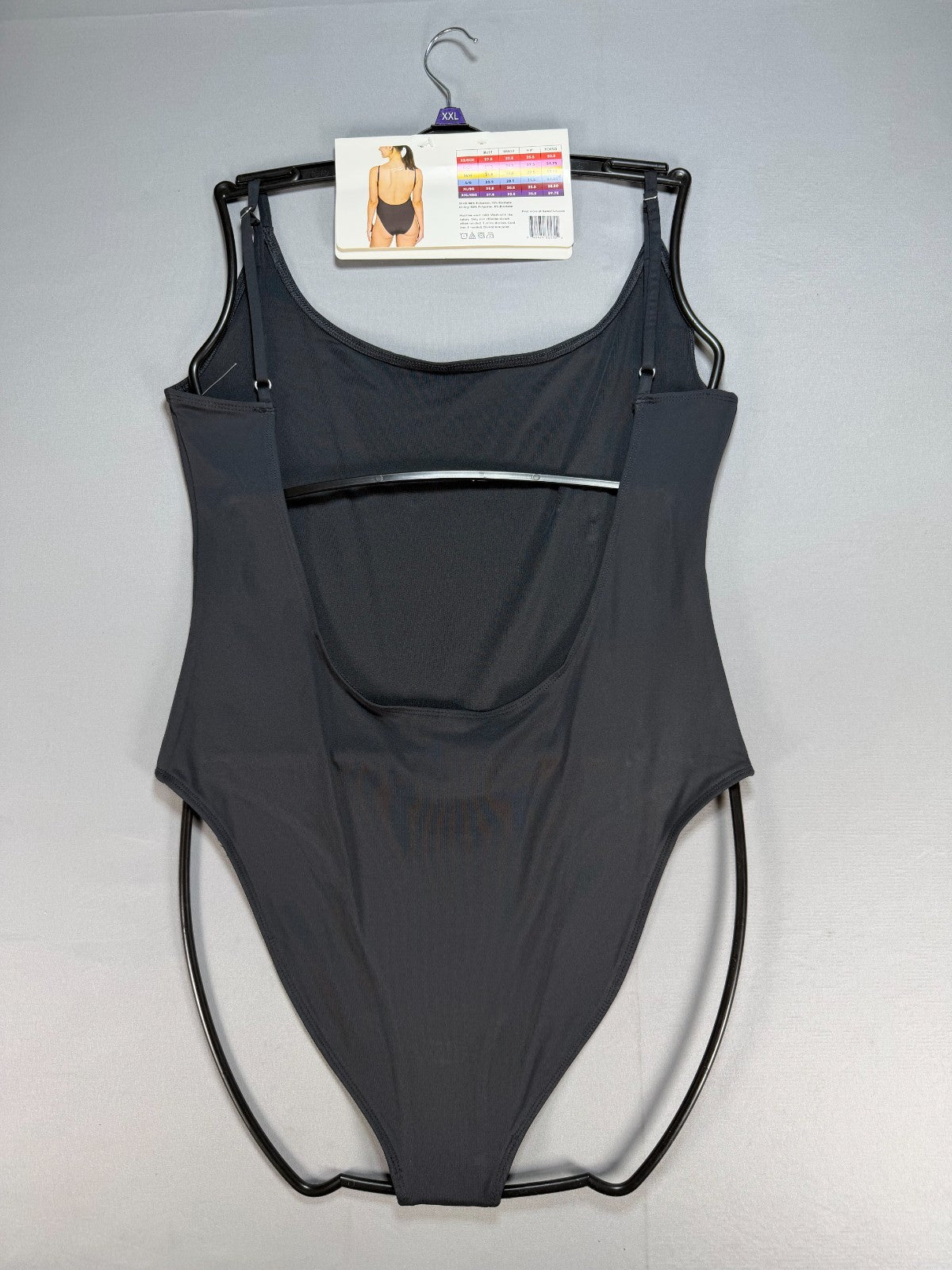 NWT Billabong One-Piece Swimsuit Women 2XL Black Sleeveless Stretch Summer Gear