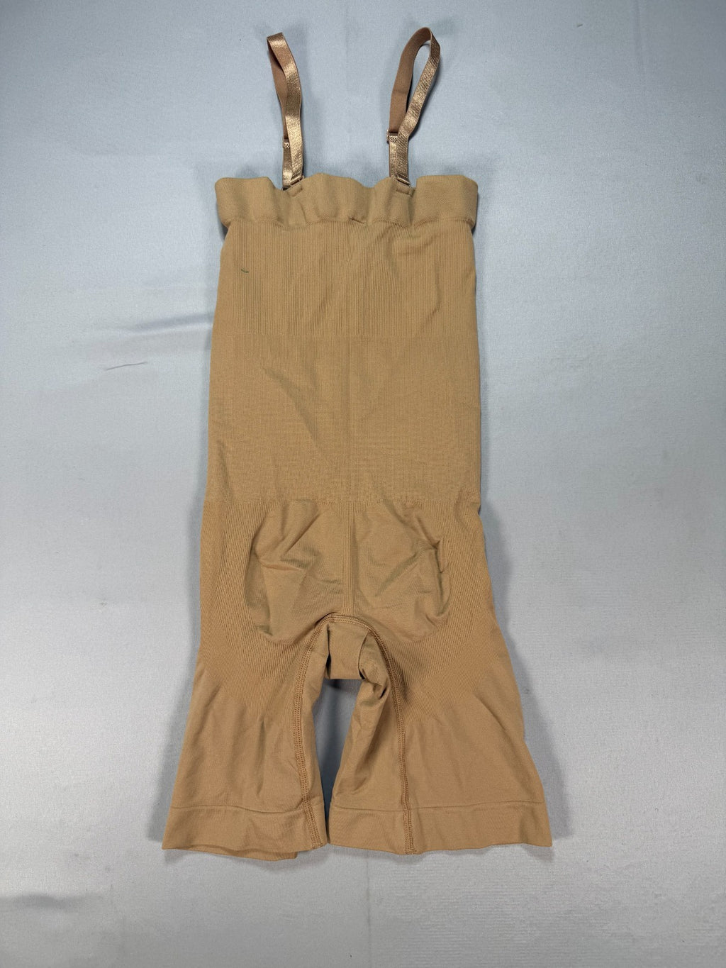 Skims Seamless Sculpt Mid Thigh Shapewear Bodysuit Women Small Nude High Waisted