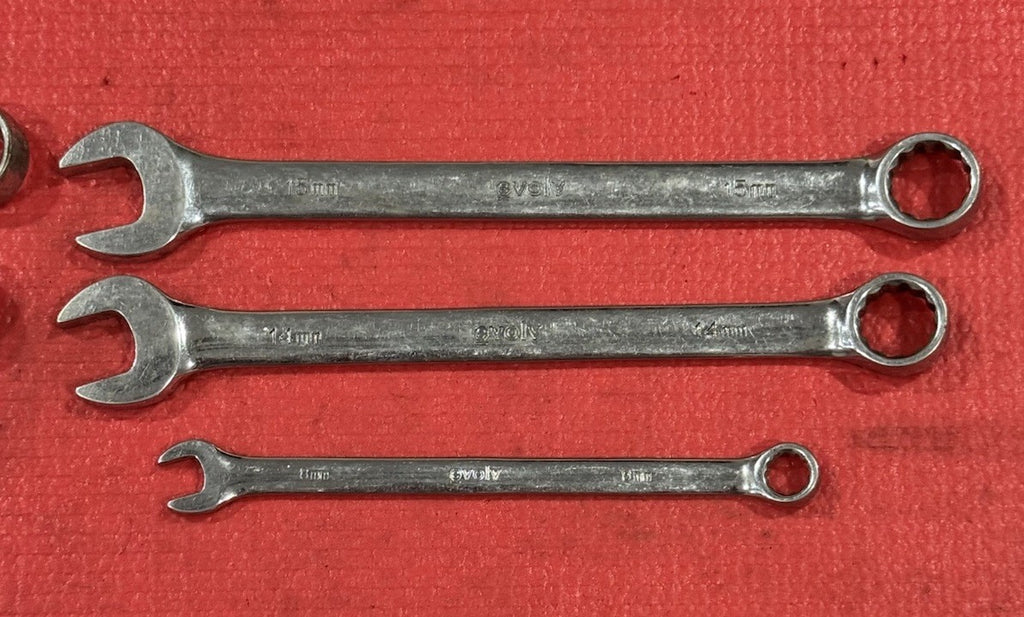 Craftsman evolv Combination Wrench 12 Points Metric & SAE Lot of 7
