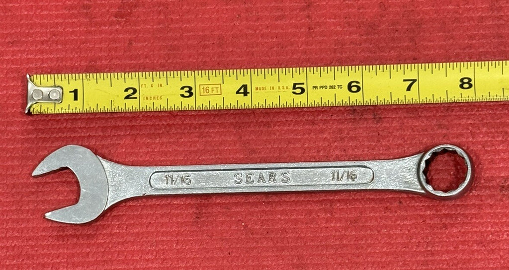 Vintage Sears 11/16" Combination Wrench 12 Point SAE Forged BF