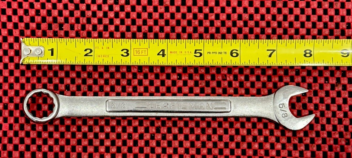 Craftsman NEW 44697 VA-SERIES 5/8'' SAE 12-PT Combination Wrench MADE IN USA N3