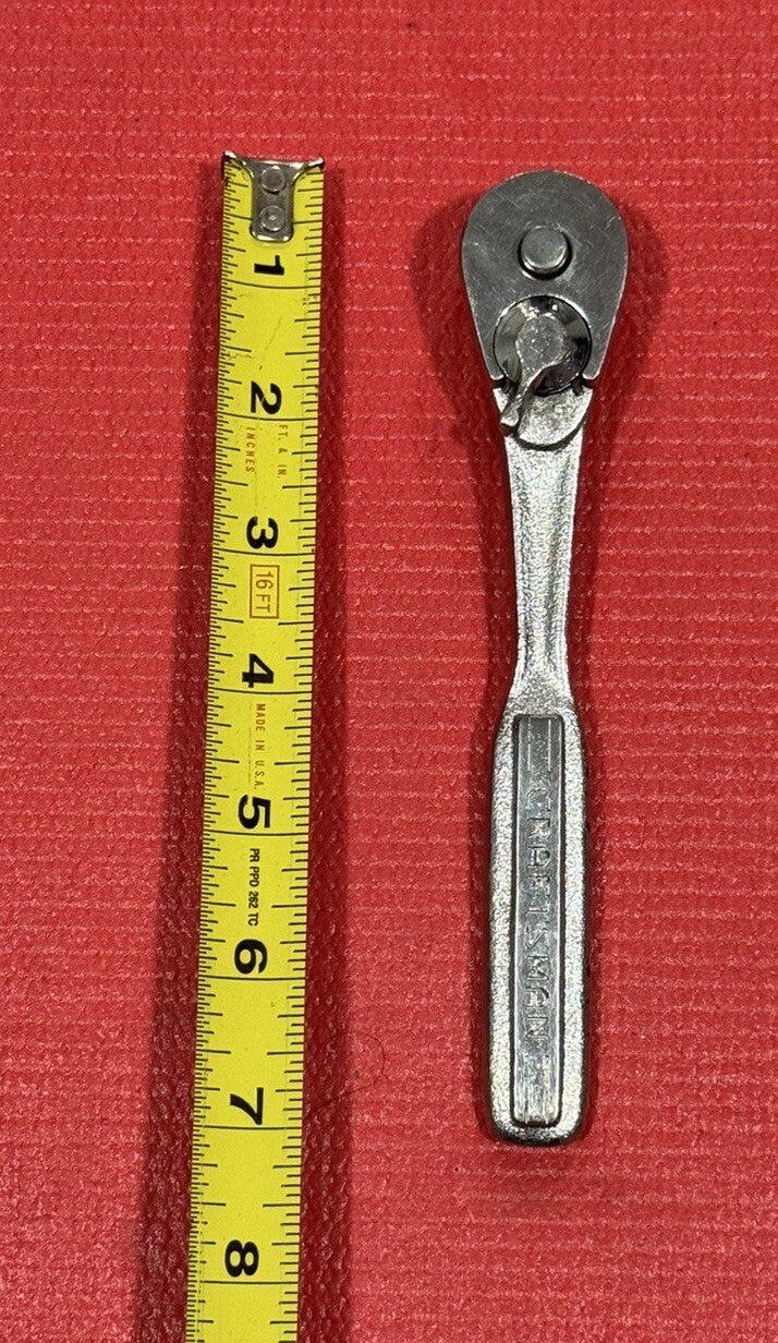 Craftsman V 43784  3/8" Drive 7" Quick Release Ratchet Forged In USA Nice!