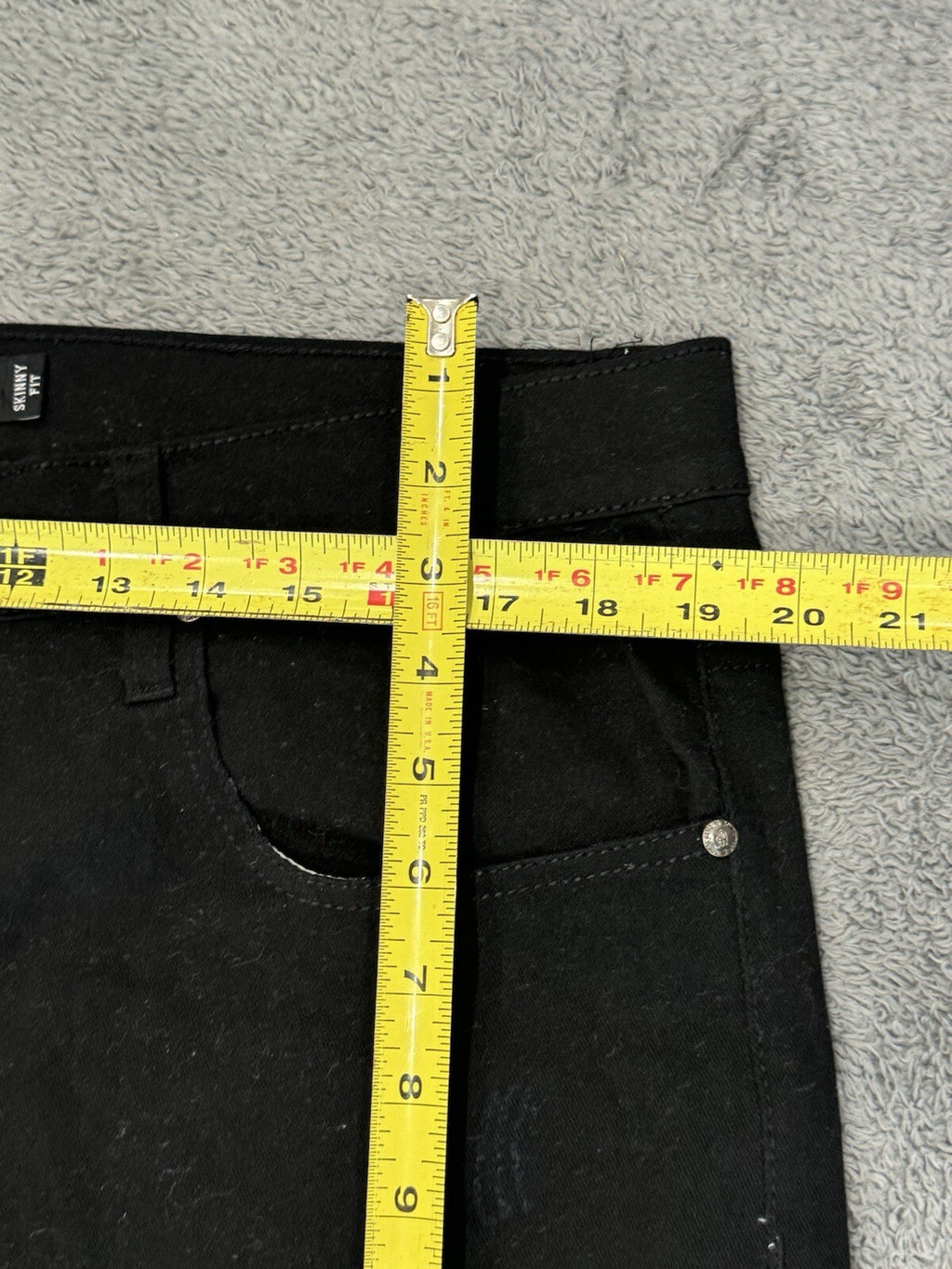 NEW Royal Blue Men's Size 36 X 30 Skinny Fit Black Jeans