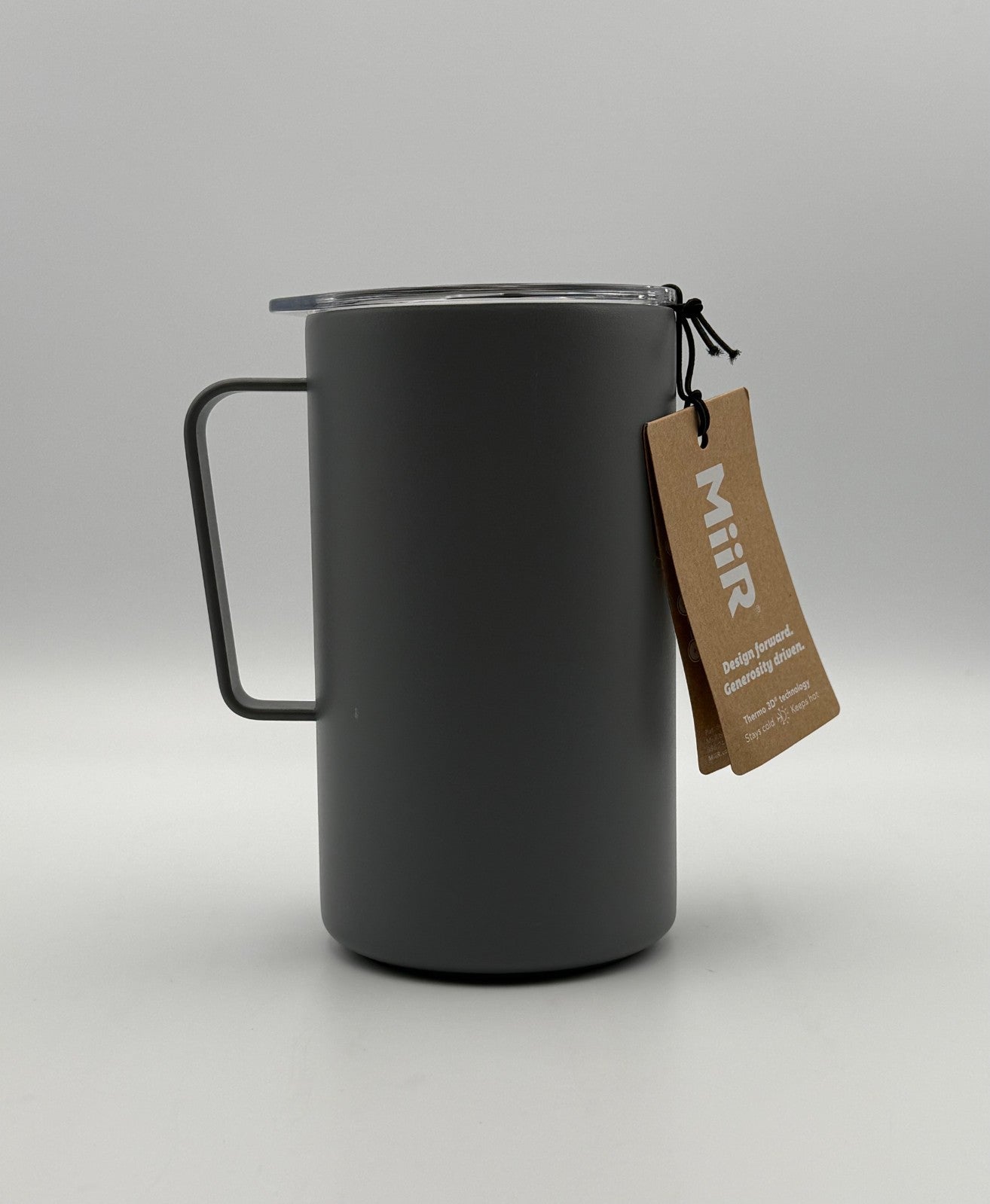 New MiiR Camp Cup Insulated Stainless Steel Mug Tumbler Gray Basal - 20oz