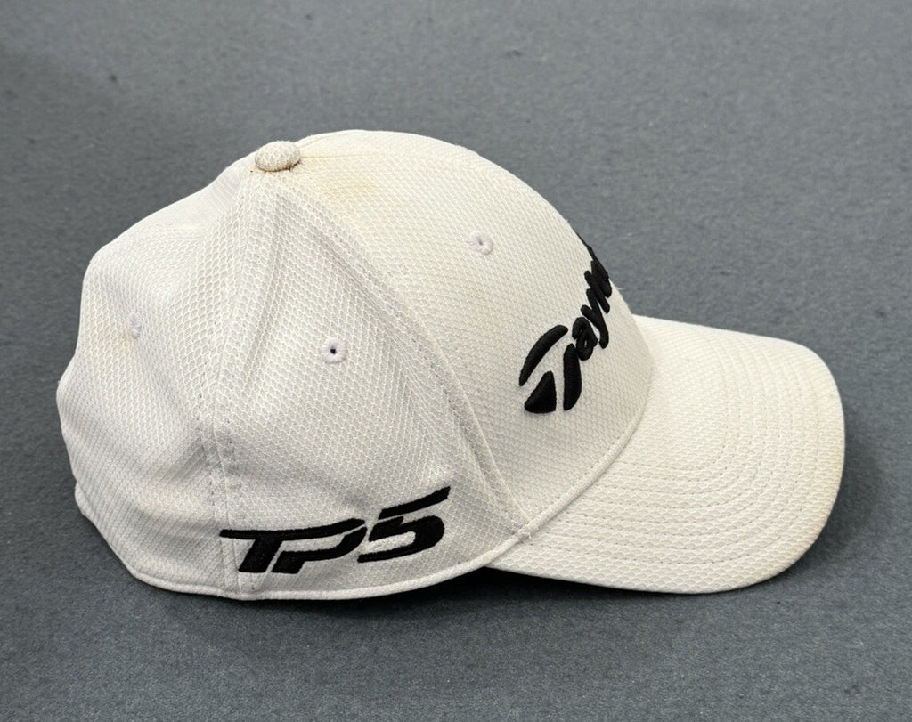 TaylorMade Golf Tour Men’s Small/Medium Hat Fitted New Era 39Thirty White C1