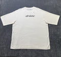 Off-White Logo T-Shirt Mens 2XL White Classic Pullover Short Sleeve Crew Neck