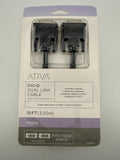 Ativa® DVI 828-510 Black Dual-Link HDTV & LCD Digital Monitor Cable - 10-Feet