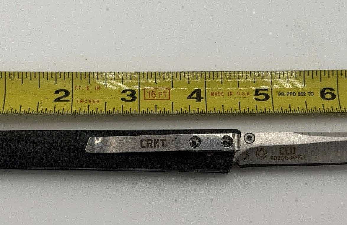 CRKT 7096K CEO Richard Rogers Design EDC Liner Lock Folder Vintage Collectible