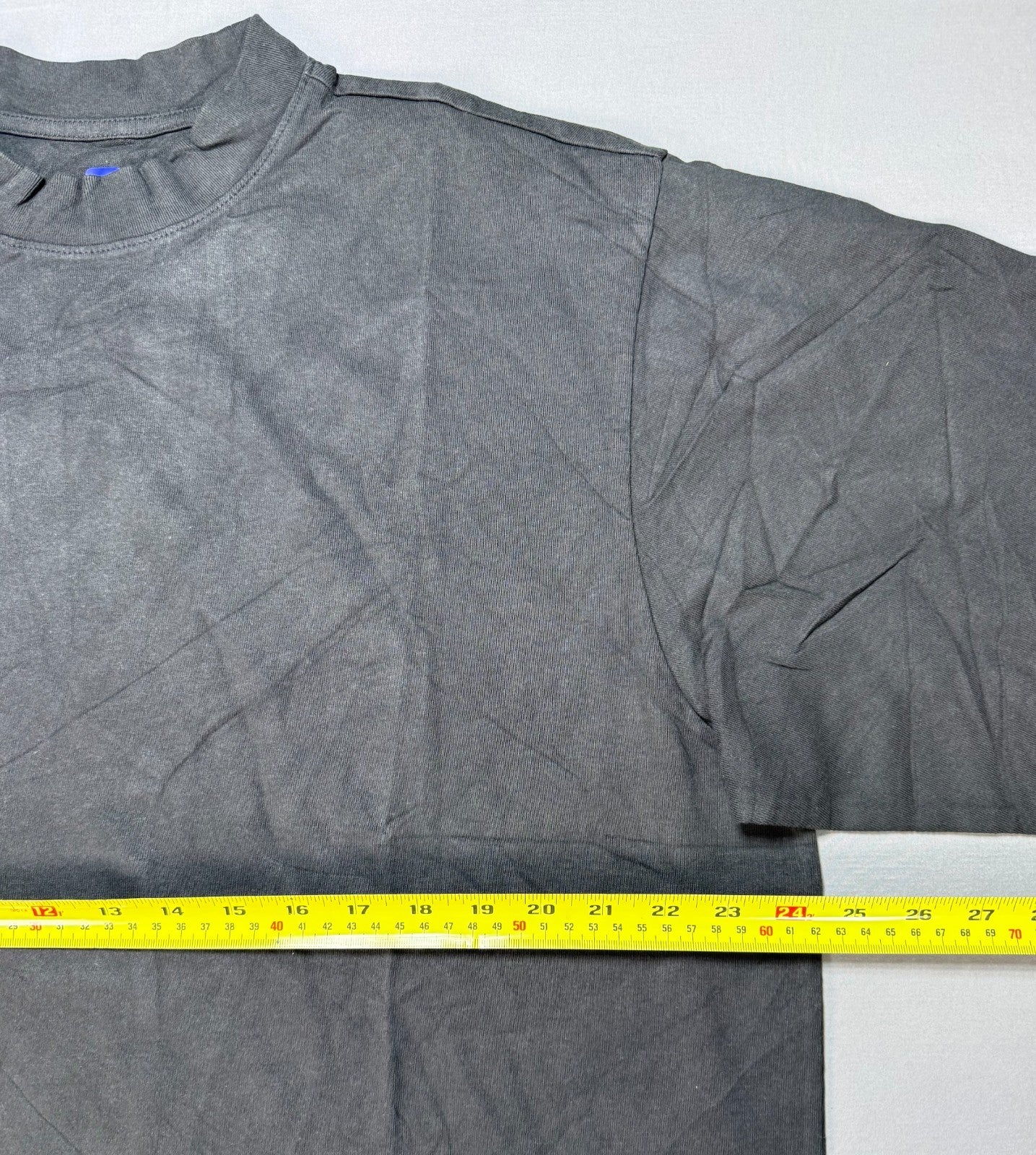Yeezy YZY Gap Long Sleeve Pullover Shirt Men's Large Gray Crew Neck Streetwear