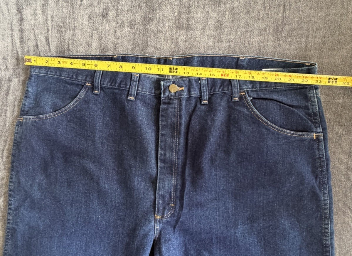 Basic Editions Regular Fit Flex Men’s 46W X 29L Denim Blue Dark Jeans NWT