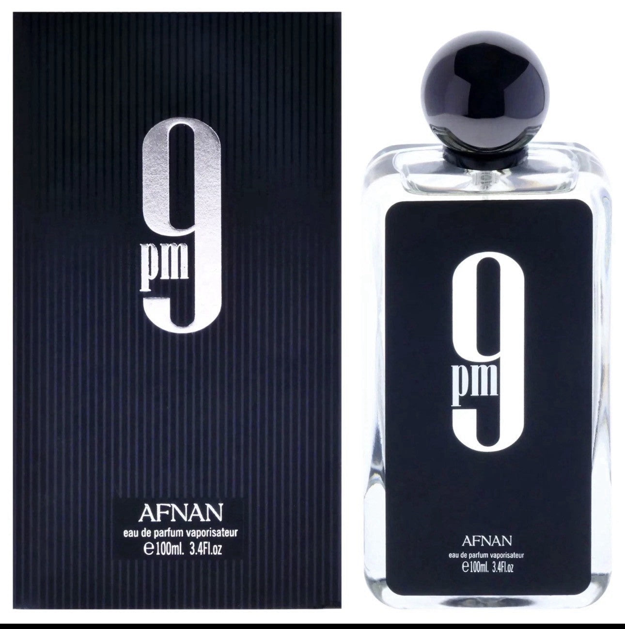 Afnan 9 PM Men's Cologne EDP 3.4 fl oz Brand New Sealed Box