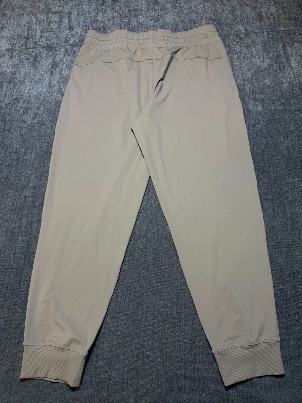 NWT Member's Mark Travel Joggers Women Large Gray Bisque Relaxed Fit Drawstring