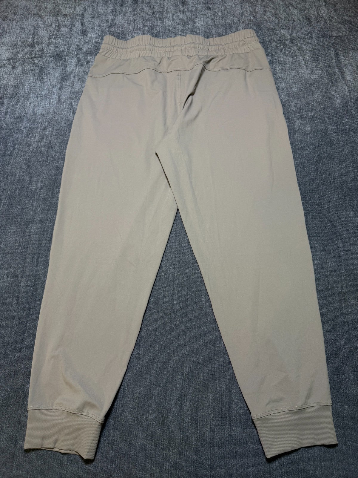 NWT Member's Mark Travel Joggers Women Large Gray Bisque Relaxed Fit Drawstring