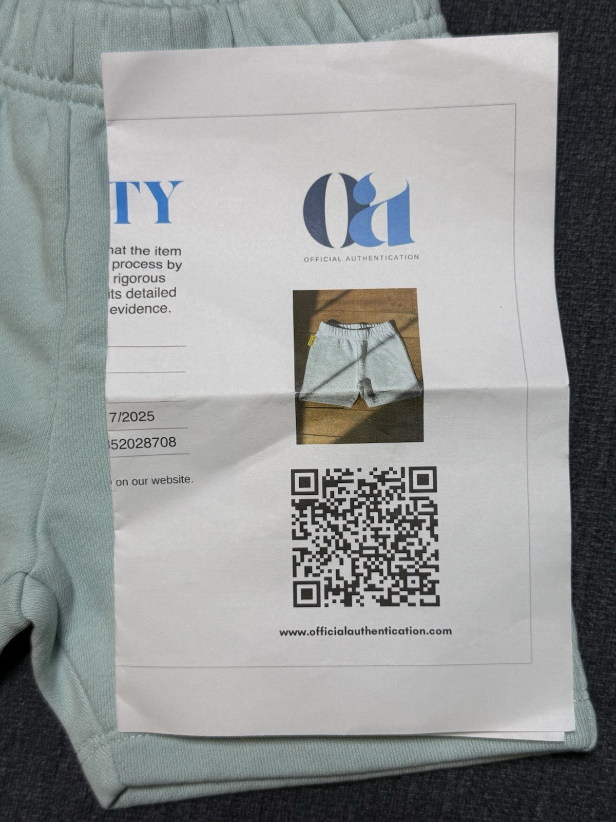 OFF WHITE Boys Casual Knit Shorts Color Light Blue Size 9-12 Months