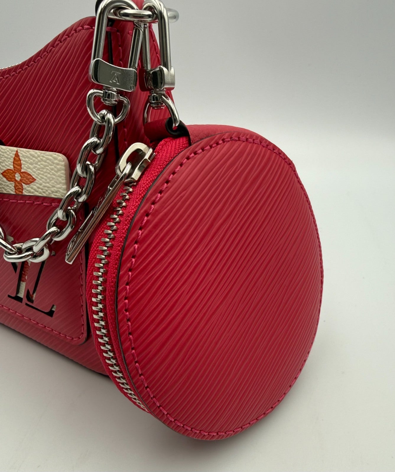 NEW Louis Vuitton Marellini Shoulder Bag Women's Miami Red Epi Leather Fashion