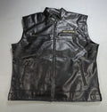 Real Leather Harley Davidson Vest Men’s 2XL Passing Link Motorcycle Biker Jacket