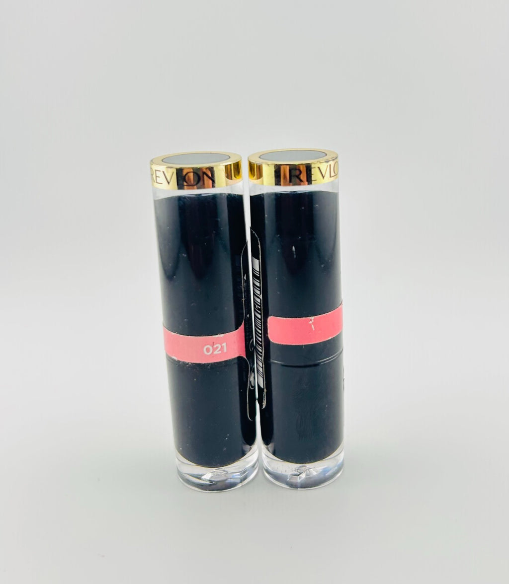 Revlon Super Lustrous Glass Shine Lipsticks #021 So Sleek Pink - Pack of 2