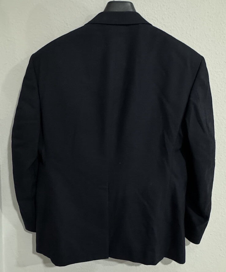 STAFFORD EXECUTIVE SPORT COAT MENS 40S BRONZE METAL BUTTON BLAZER SUIT JACKET