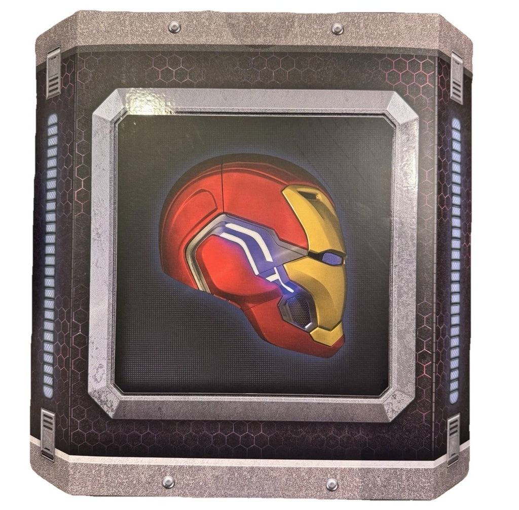 Disney Parks Marvel Iron Man Helmet Auto Open Mask LightsSounds New Sealed