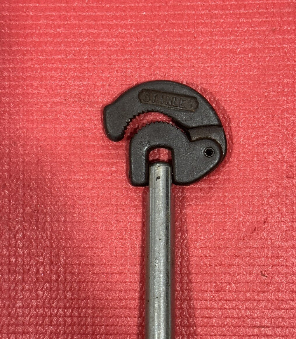 Vintage Stanley 11” Plumbers Plumbing Drain Wrench Basin Sink Swivel Head