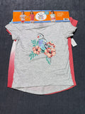NWT Member's Mark My Favorite Active Tees Girls 6/6X Multicolor Preppy - 3-Pack