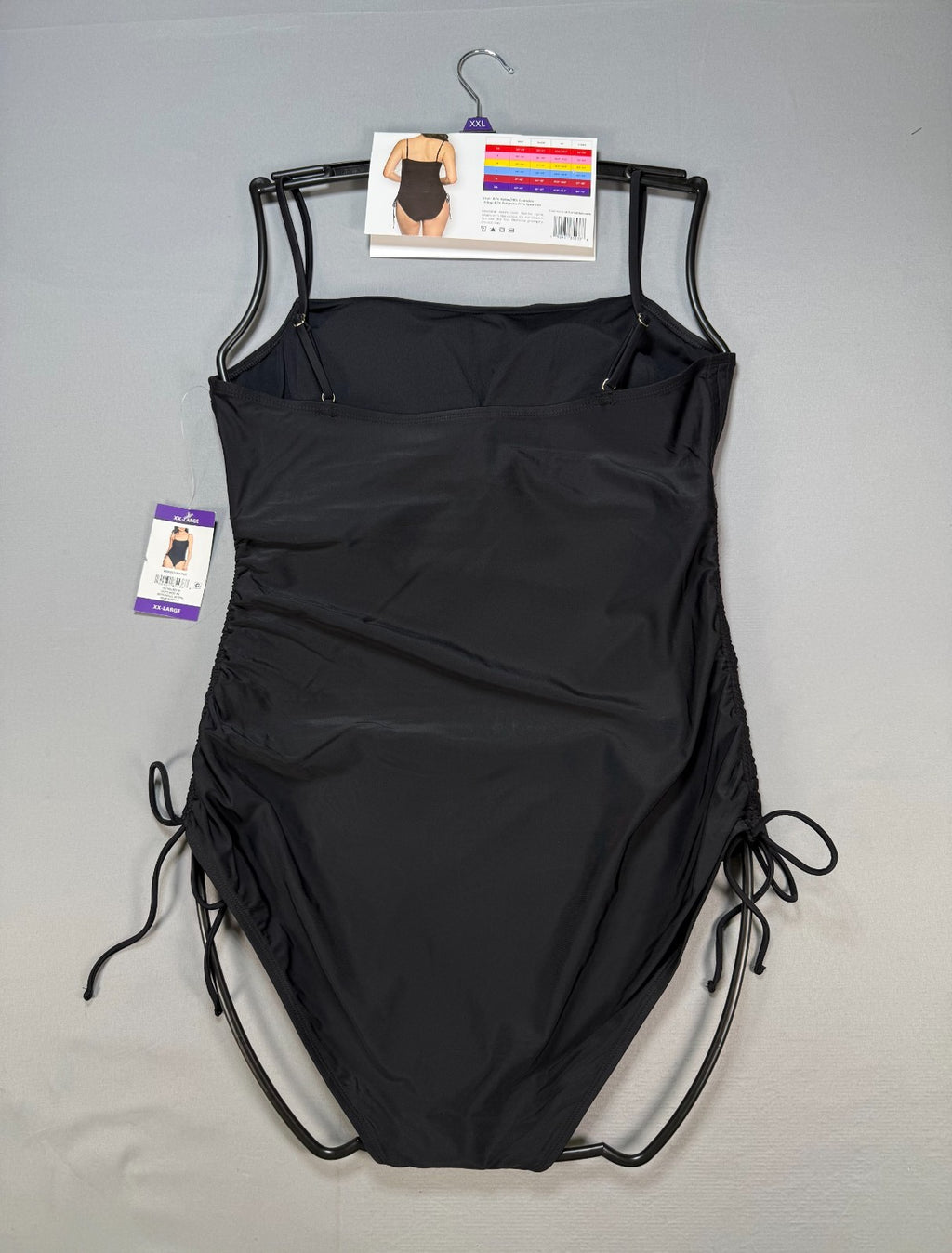NWT Loft Swim One-Piece Swimsuit Women's 2XL Black 4-way Stretch Summer Beach