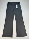 Dlooda Flare Wide Leg Yoga Pants Womens XL Black Stretch Work Office Trousers