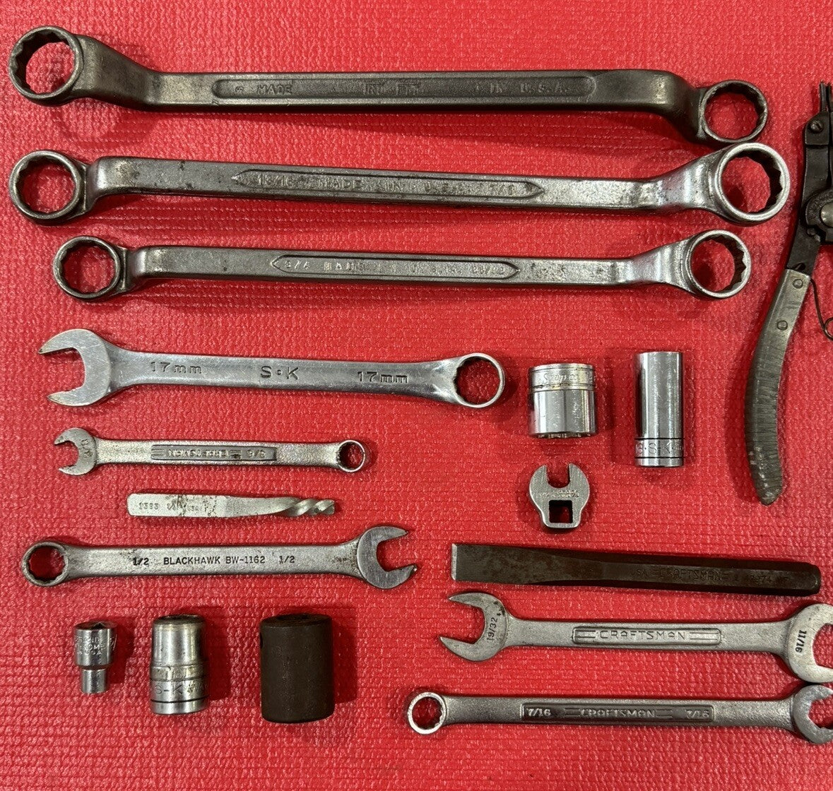Vintage Lot of 30 USA Tools- Snap-on,S-K,Craftsman,Proto,K-D,BlackHawk,Husky