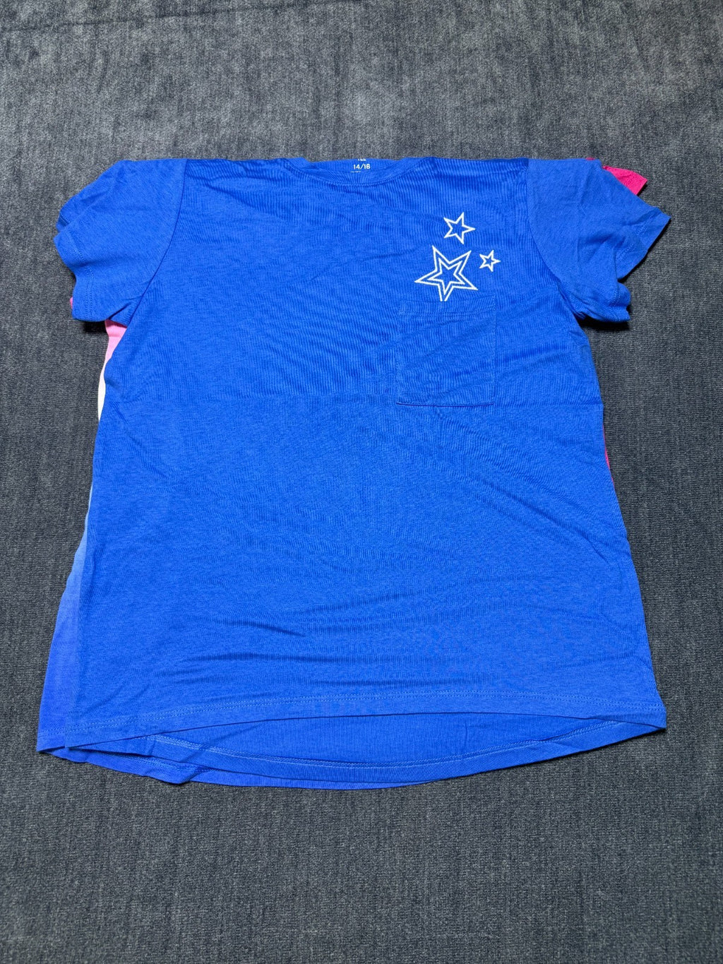 NWT Member's Mark My Favorite T-Shirt Girls 14/16 Multi Short Sleeve - Pack of 3