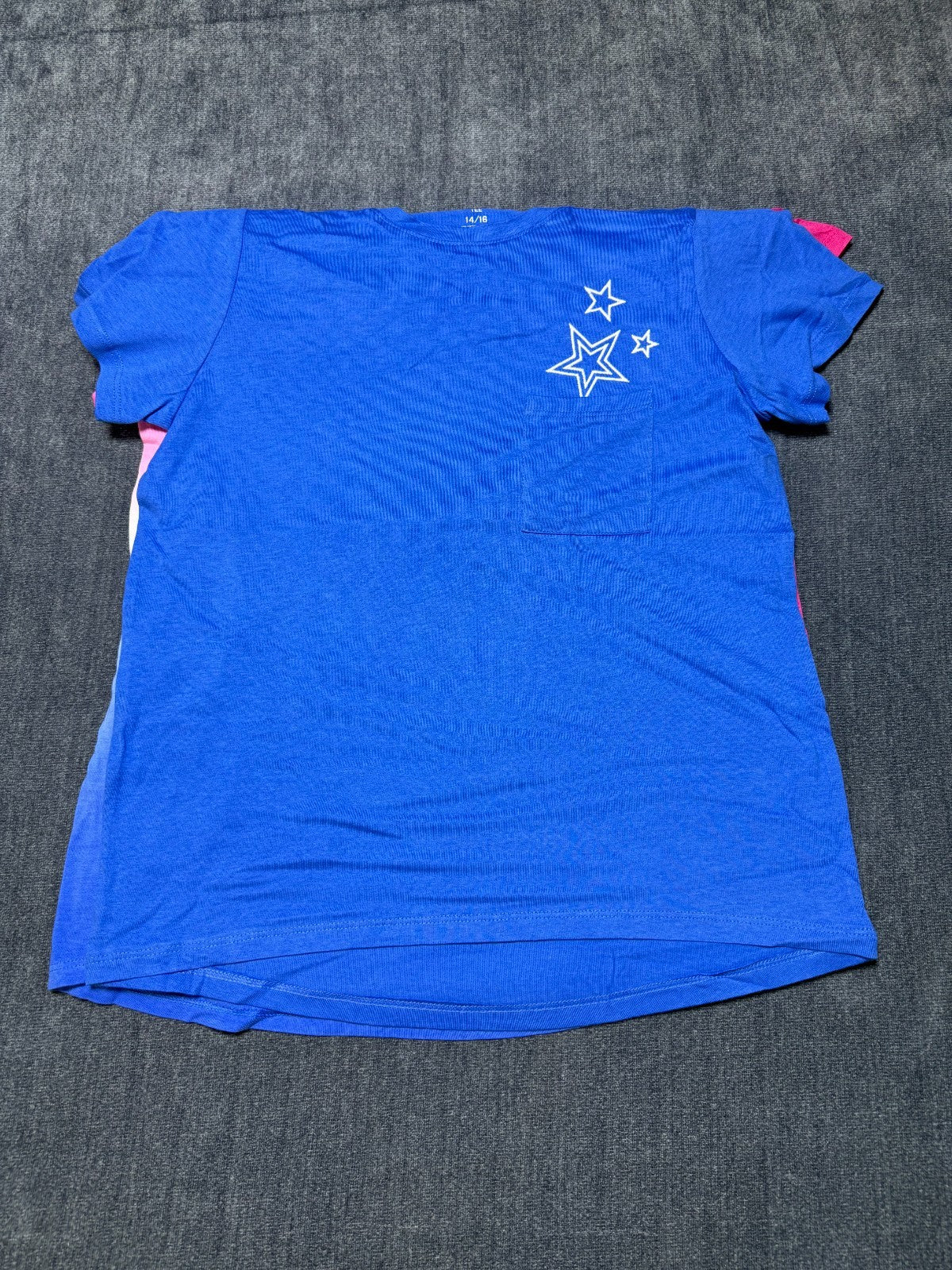 NWT Member's Mark My Favorite T-Shirt Girls 14/16 Multi Short Sleeve - Pack of 3