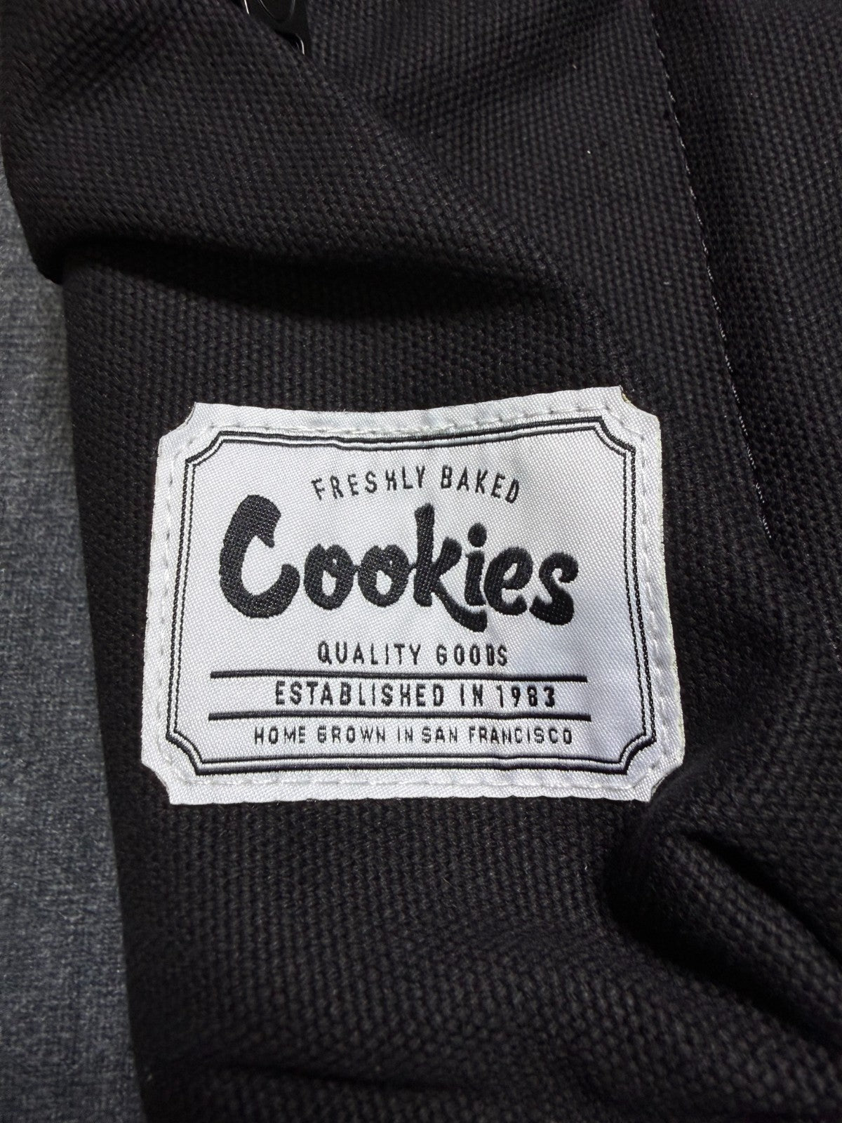 Cookies Utility Backpack Smell Proof Rucksack Black Travel Stash Bag Streetwear