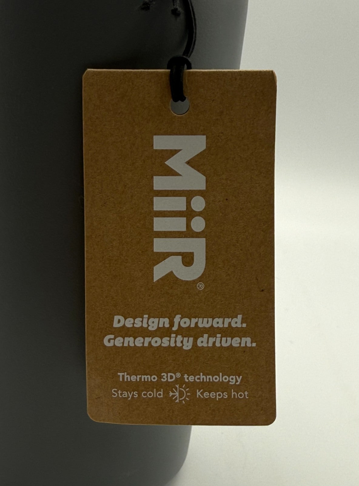 New MiiR Camp Cup Insulated Stainless Steel Mug Tumbler Gray Basal - 20oz