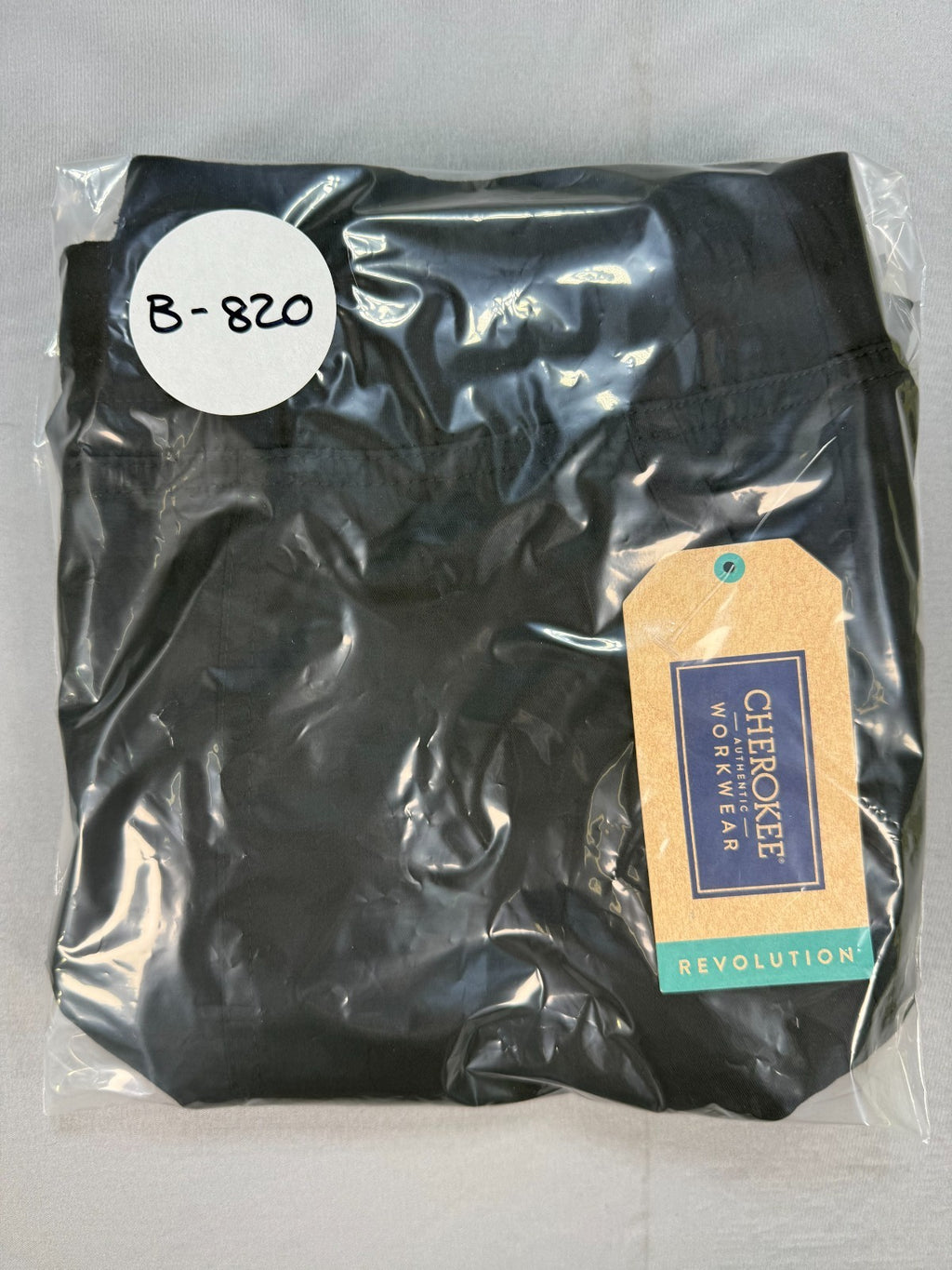 Cherokee Revolution Scrub Pants Women's Medium Black Drawstring Elastic Waist