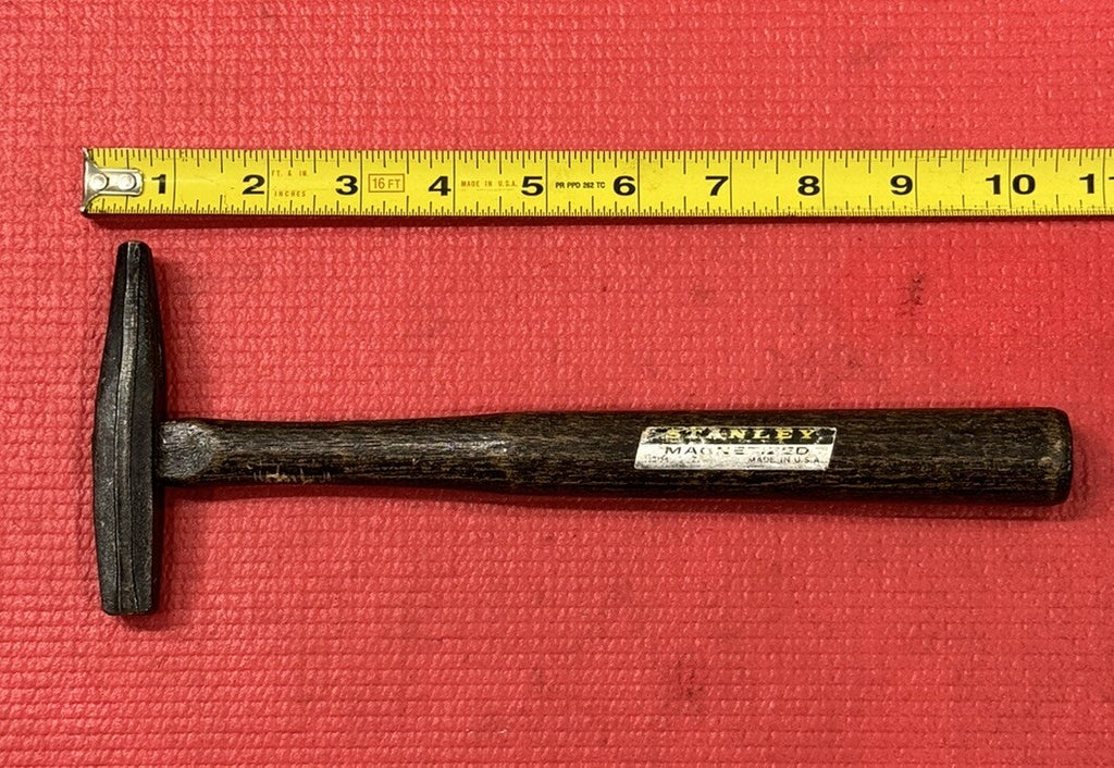 Vintage Stanley Magnetized 5oz. Tack Upholstery Hammer Made in USA