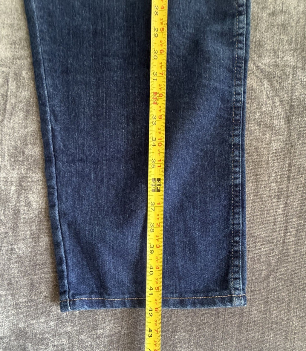 Basic Editions Regular Fit Flex Men’s 46W X 29L Denim Blue Dark Jeans NWT
