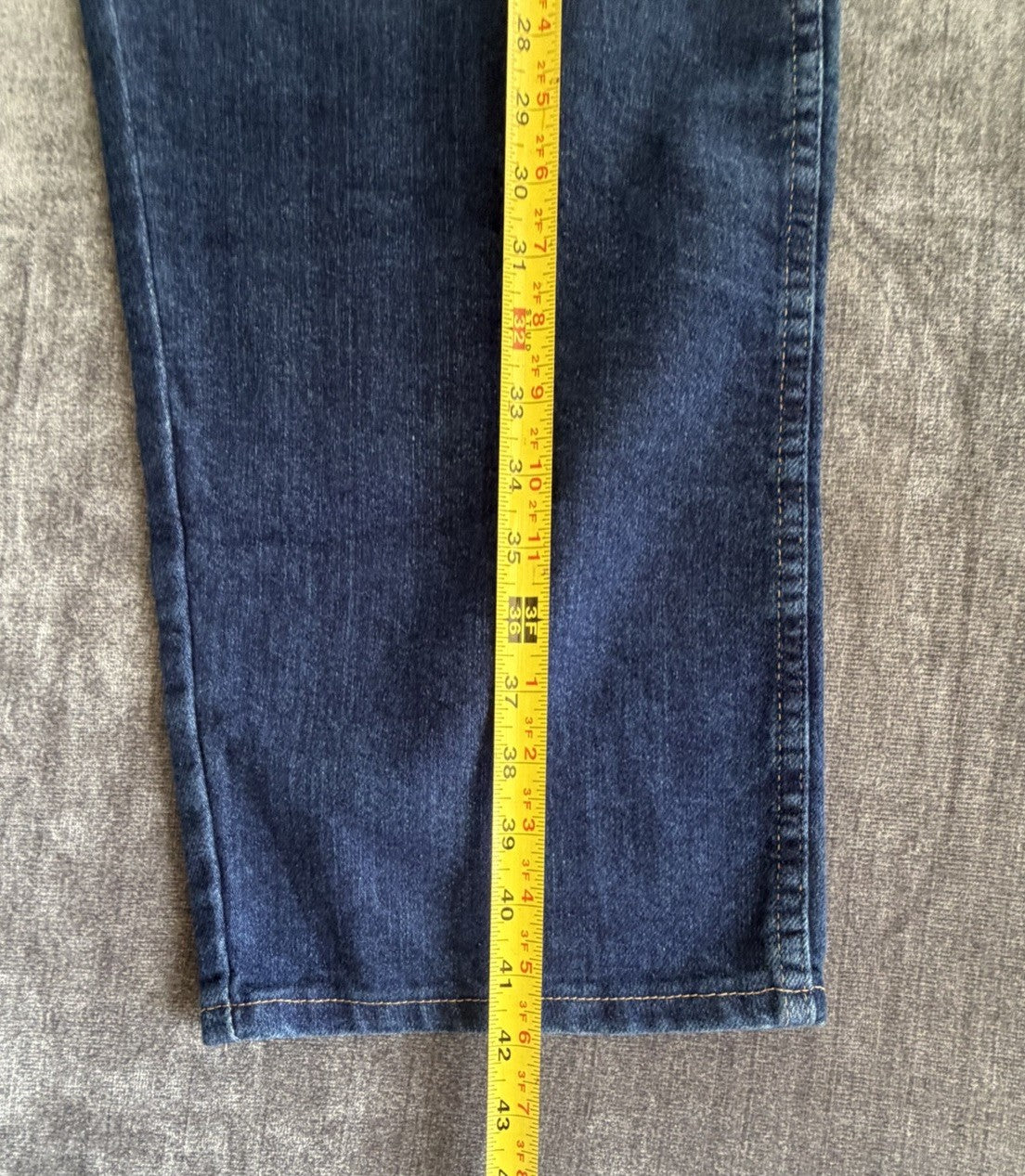 Basic Editions Regular Fit Flex Men’s 46W X 29L Denim Blue Dark Jeans NWT