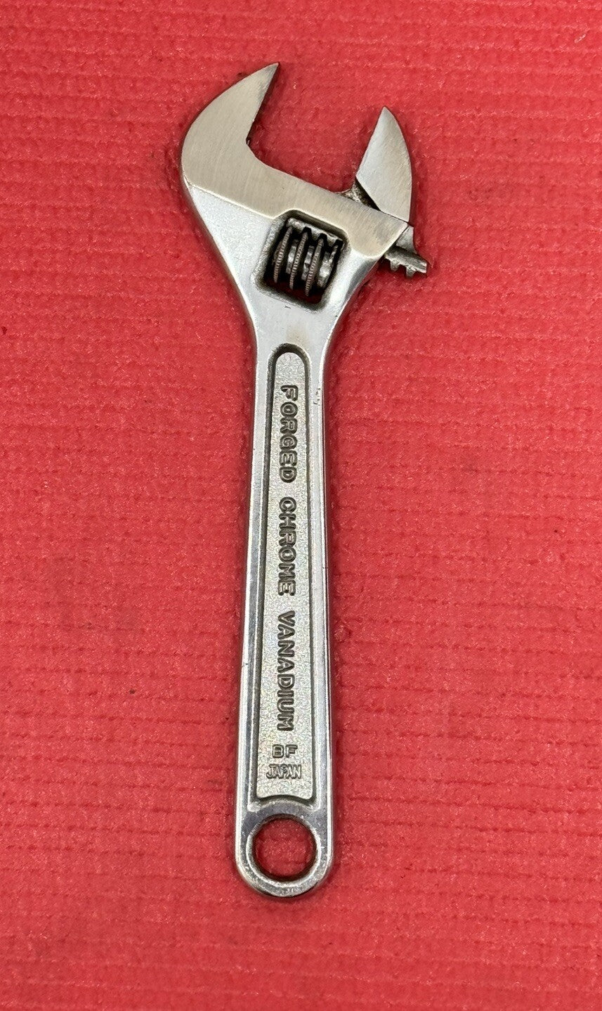 Vintage SEARS No. 30874 BF 6” Adjustable Wrench Forged Alloy 150mm Japan Nice