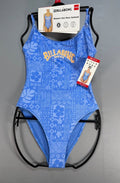 NWT Billabong One-Piece Swimsuit Women's XS Blue Sleeveless Stretch Summer Gear