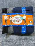 NWT Member's Mark My Favorite Leggings Girls 10/12 Multicolor Preppy - 3-Pack