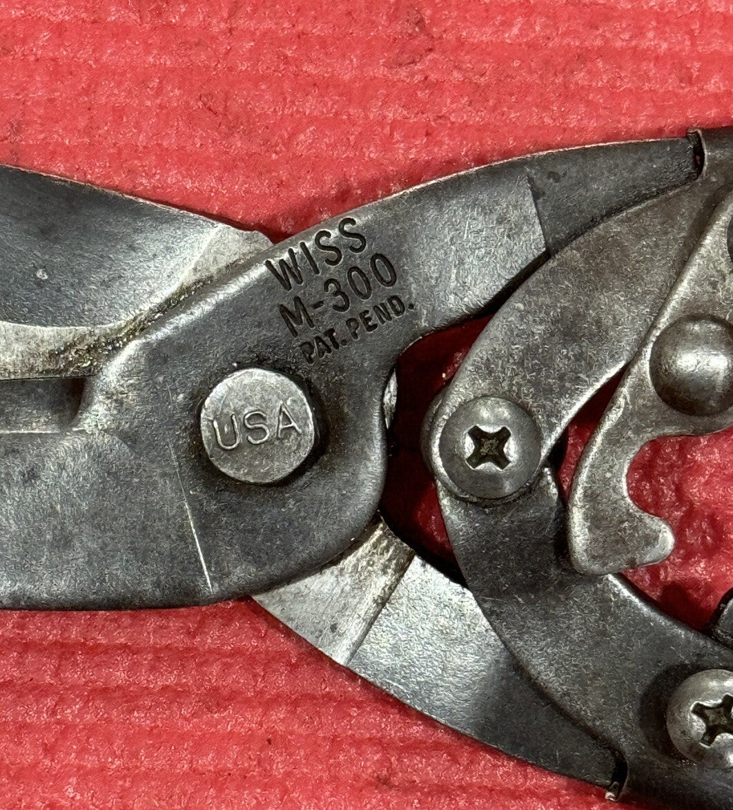 Wiss M-300 MultiMaster 3” Cut 10.5” Straight, Left & Right, Long Handle Snip USA