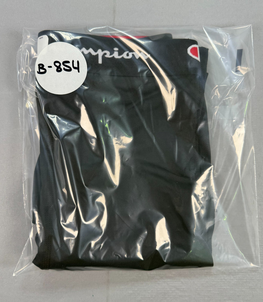 Champion Compression Leggings Men's XL Black Logo Waistband Stretch Athleisure