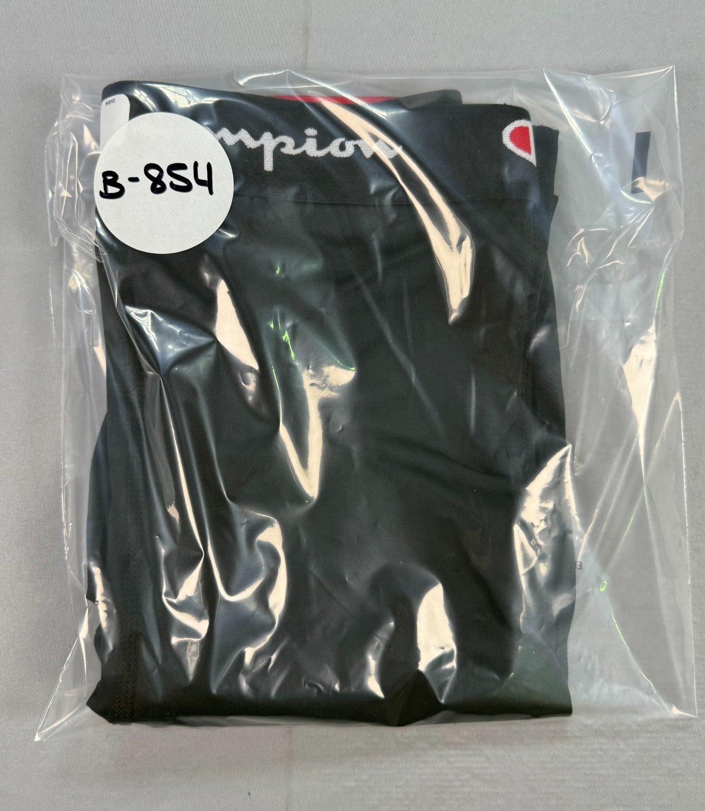 Champion Compression Leggings Men's XL Black Logo Waistband Stretch Athleisure