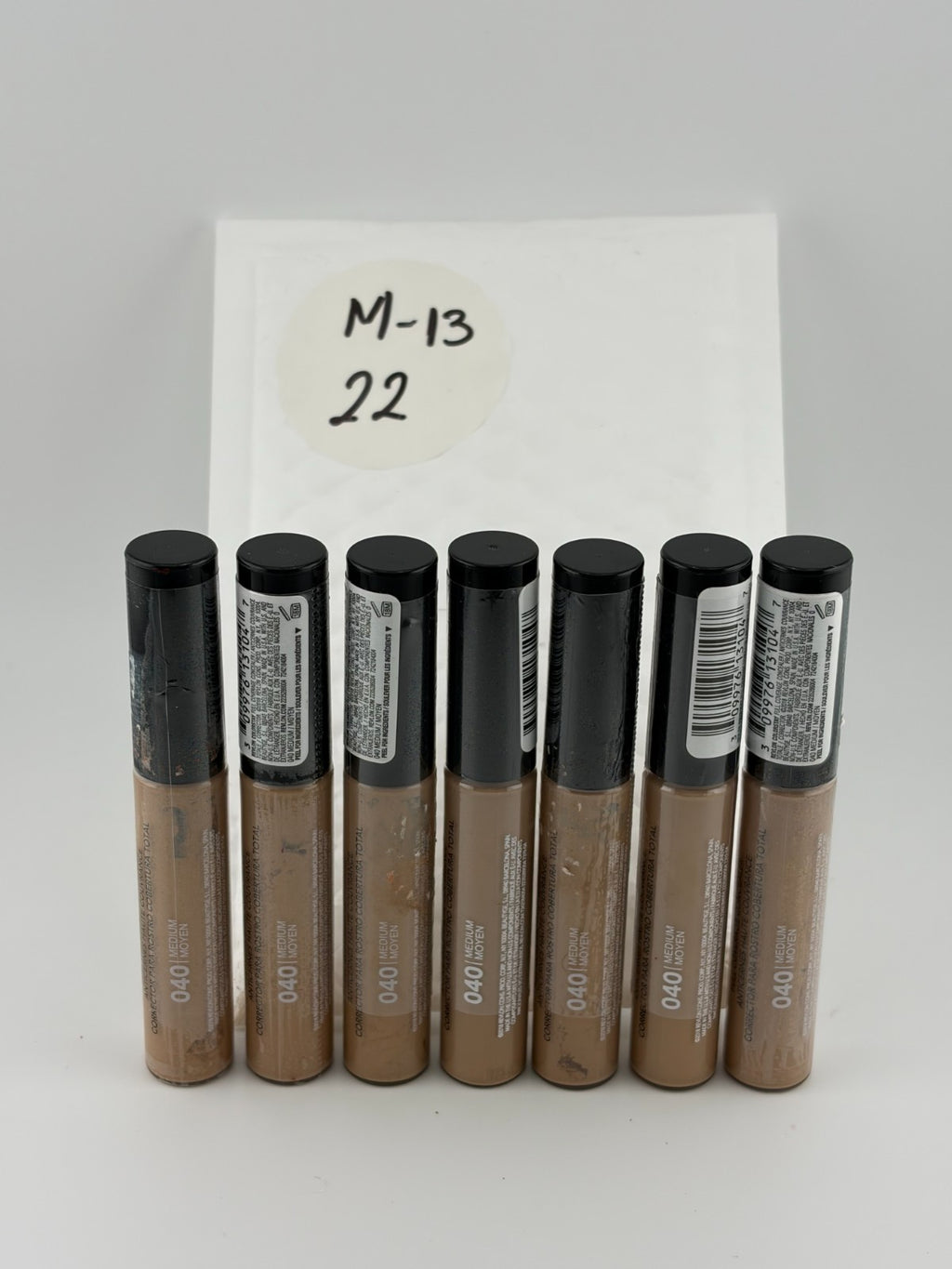 Revlon ColorStay Full Coverage Concealer Makeup 18M 040 Medium Deep - Set of 7