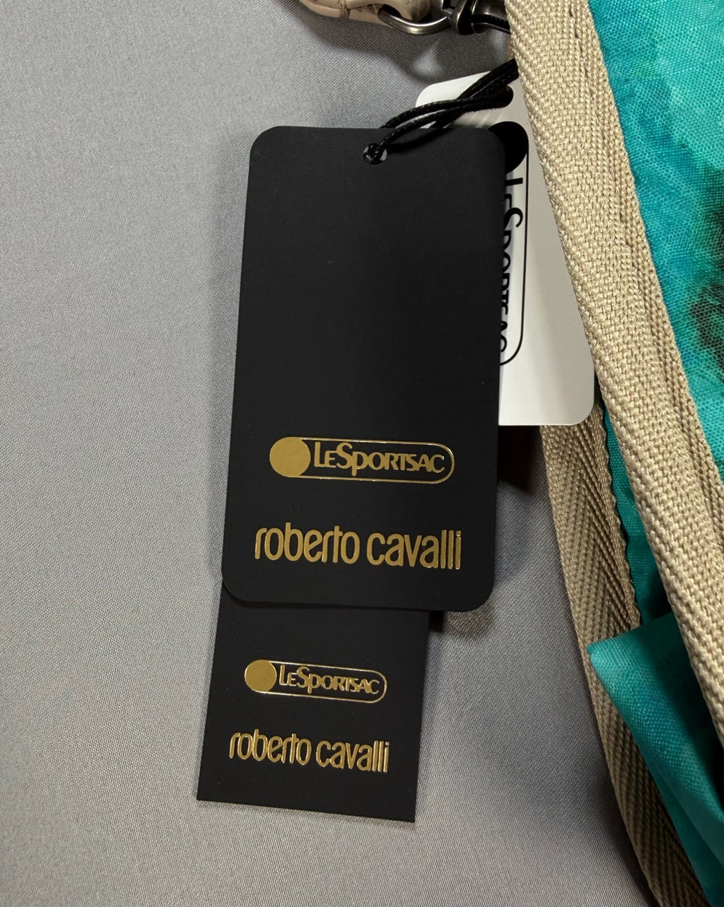 NWT Roberto Cavalli All-Over Print Milano Bag Women's Adjustable Shoulder Strap